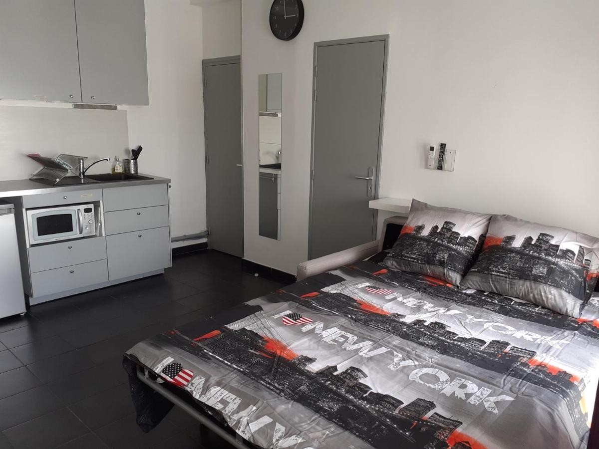 Grand studio avec vue mer à la Grande Motte - CLIM WIFI Esterno foto