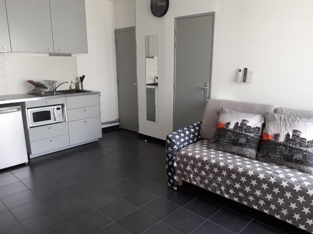 Grand studio avec vue mer à la Grande Motte - CLIM WIFI Esterno foto